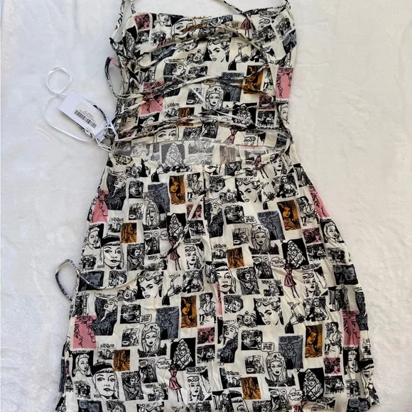 🎀SOLDD🎀 NWT reformation cane comic dress - Picture 4 of 5